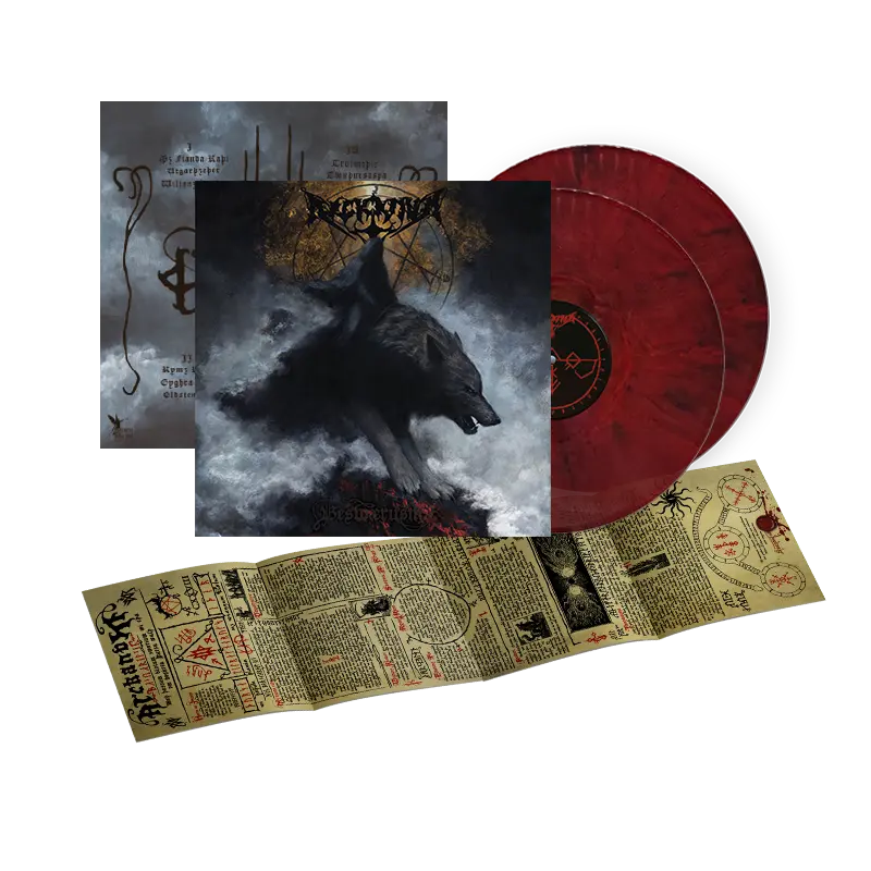 ARCKANUM · Beswærilsin | RED BLACK MARBLED 2LP (Black Metal Vinyl) · Bild 2