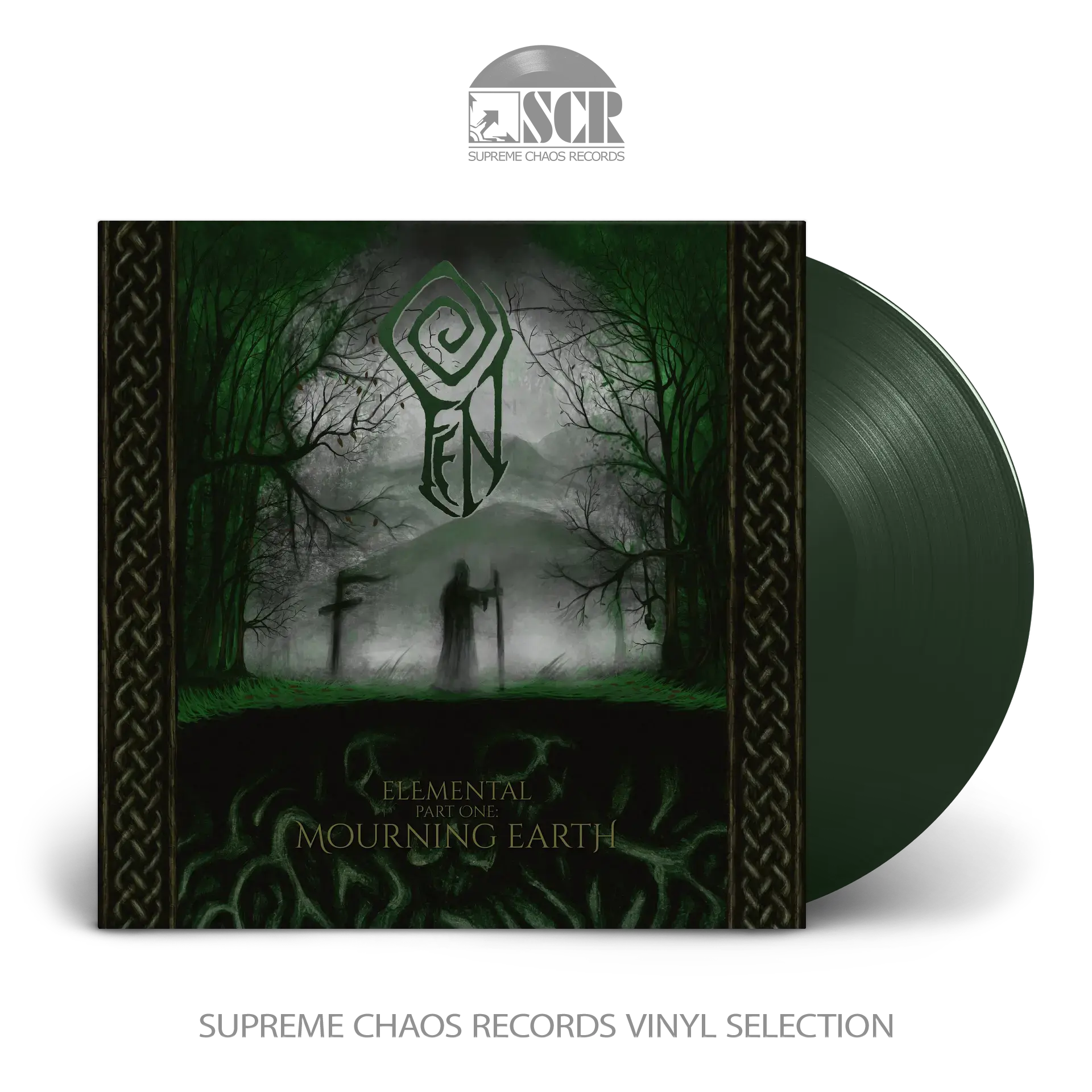 FEN · Elemental Part One: Mourning Earth | GREEN LP (Black Metal Vinyl)
