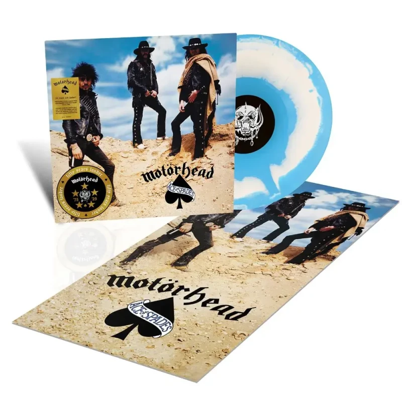 Motörhead · Ace Of Spades (50 Years) | BLUE/WHITE Swirl LP