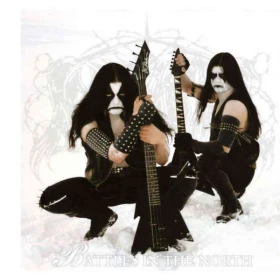 IMMORTAL - Battles in the North [WHITE/CLEAR GALAXY LP] (Black Metal Vinyl) · Bild 1