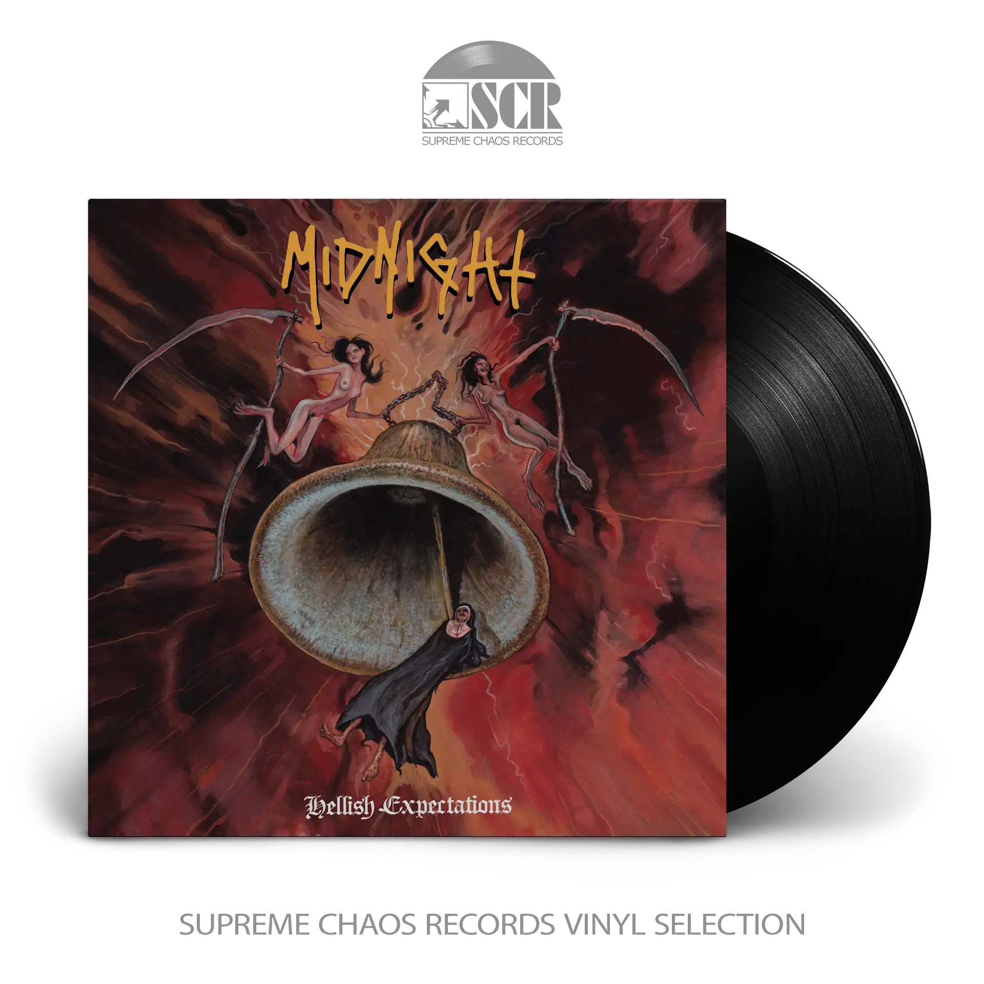 MIDNIGHT · Hellish Expectations | BLACK LP (Black Metal Vinyl)