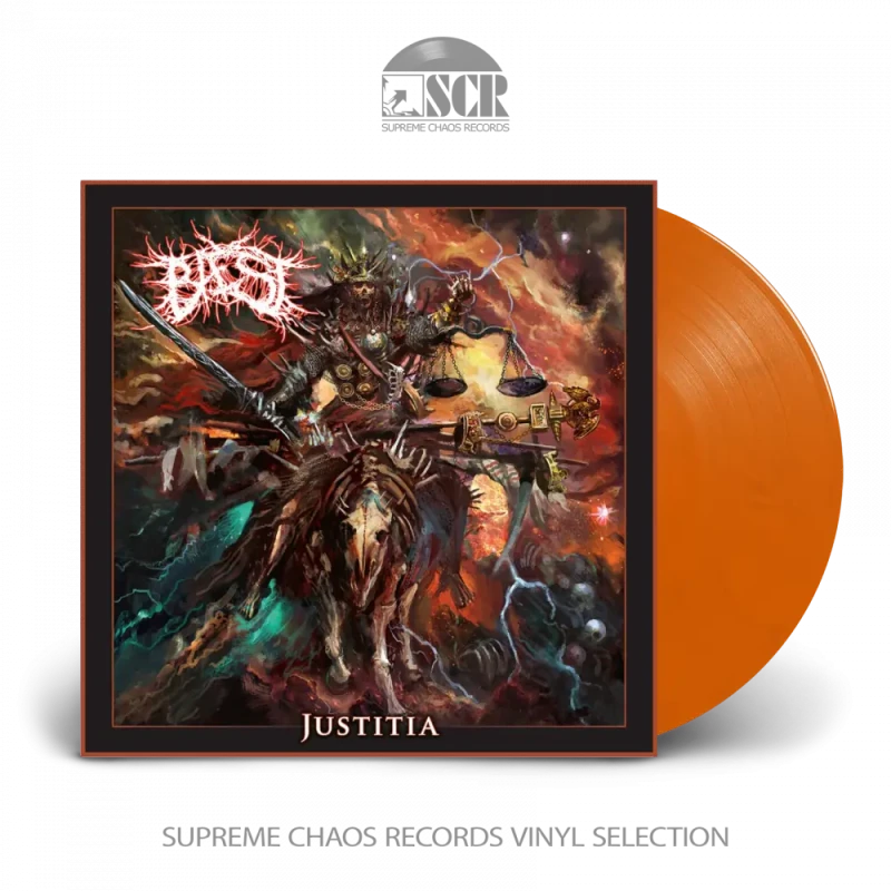 Baest · Justitia | ORANGE/BLACK LP