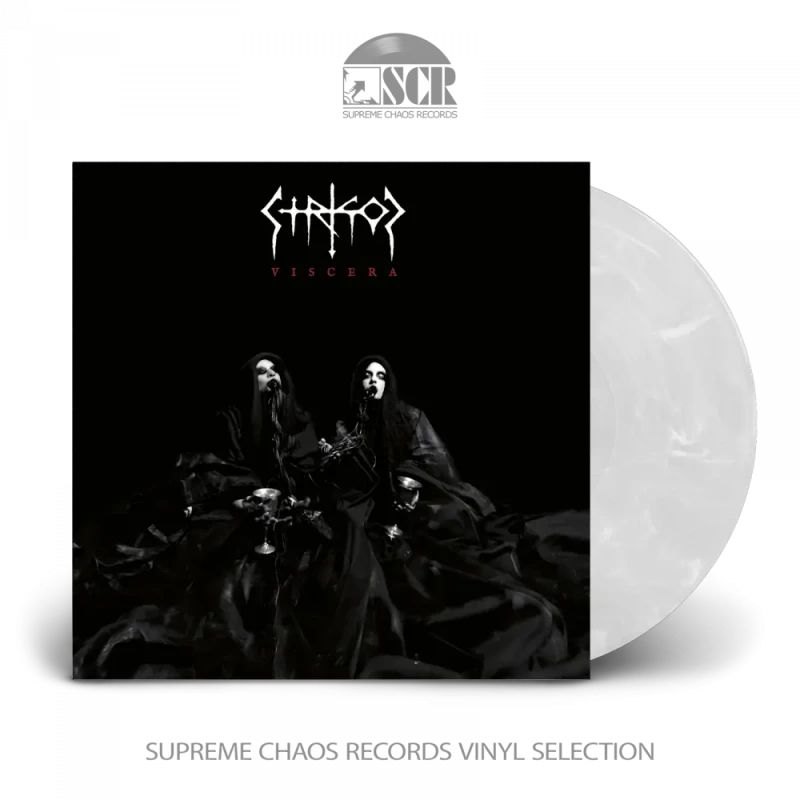 Strigoi · Viscera | CLEAR/WHITE Marbled LP