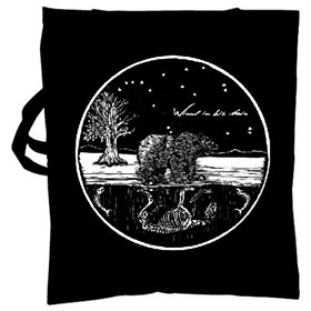 WIND IN HIS HAIR · Bear Circle TOTE BAG | BAG (Black Metal Others)