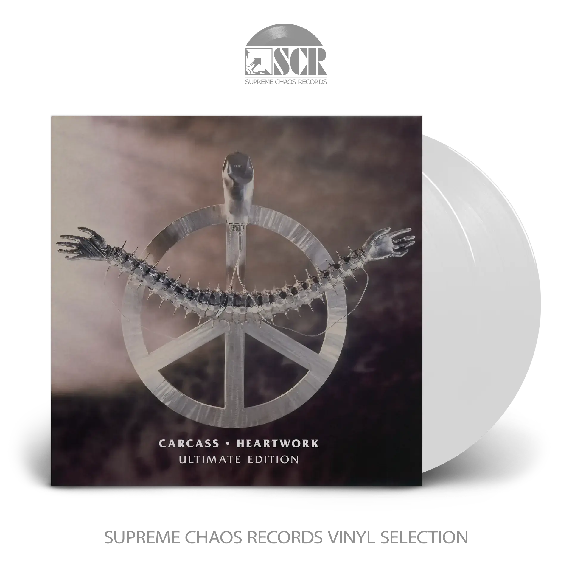 CARCASS · Heartwork - Ultimate Edition | WHITE 2LP (Death Metal/Melodic Death Metal Vinyl)