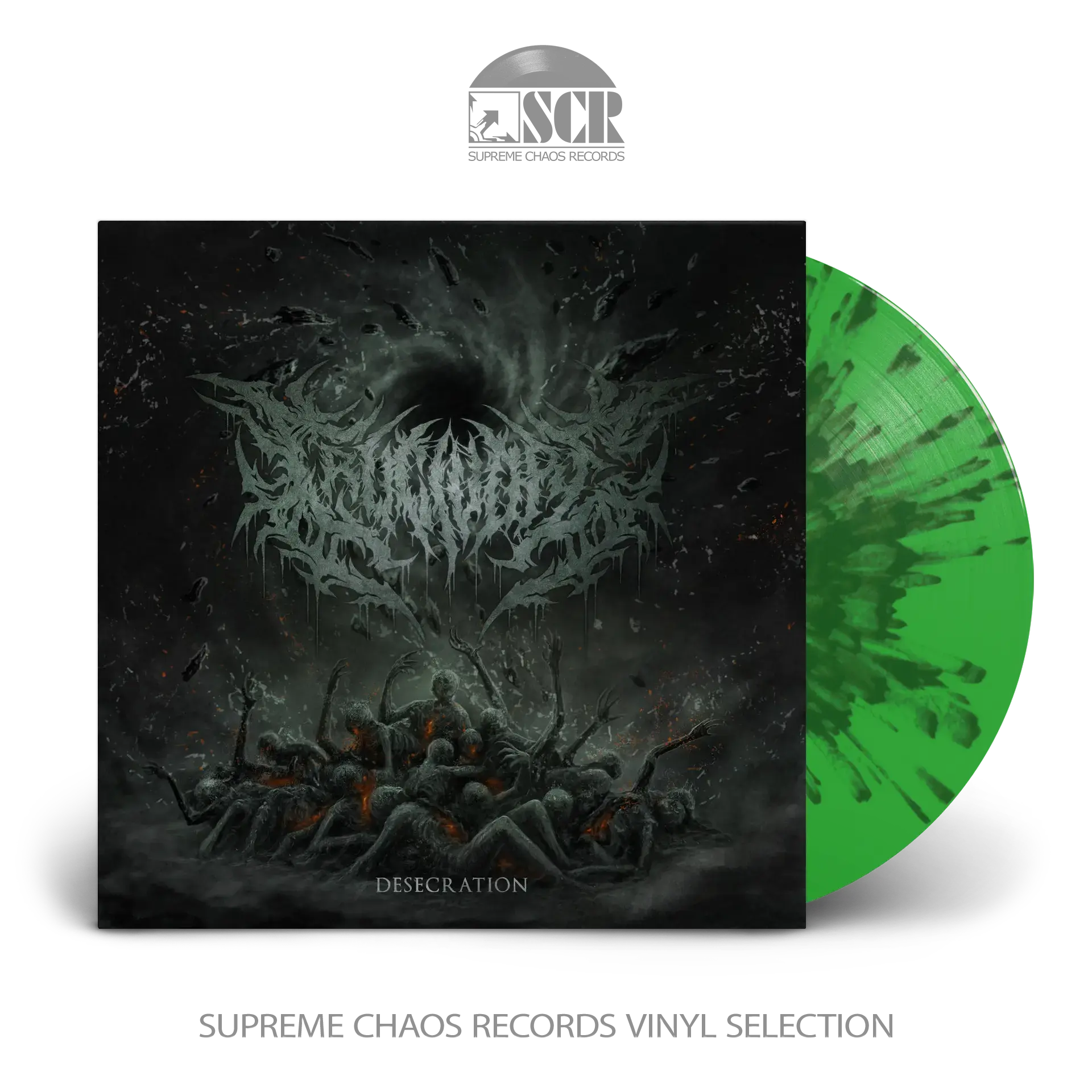 CRUCIVORE · Desecration | SPLATTER LP (Death Metal Vinyl)