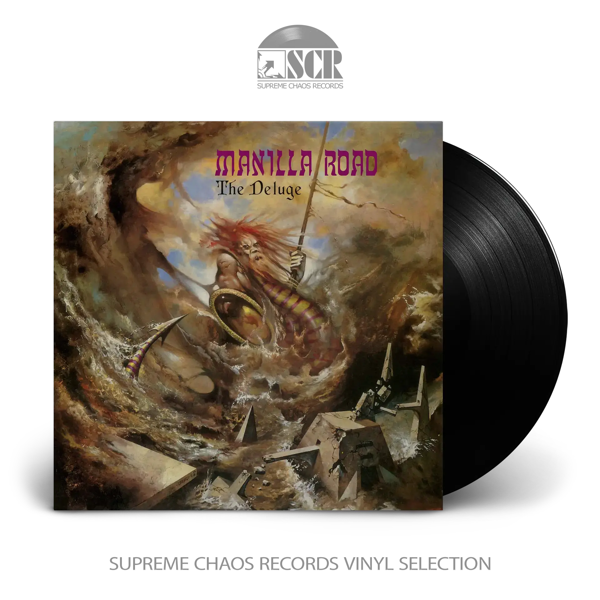 MANILLA ROAD · The Deluge (2026) | BLACK LP (Heavy Metal Vinyl)