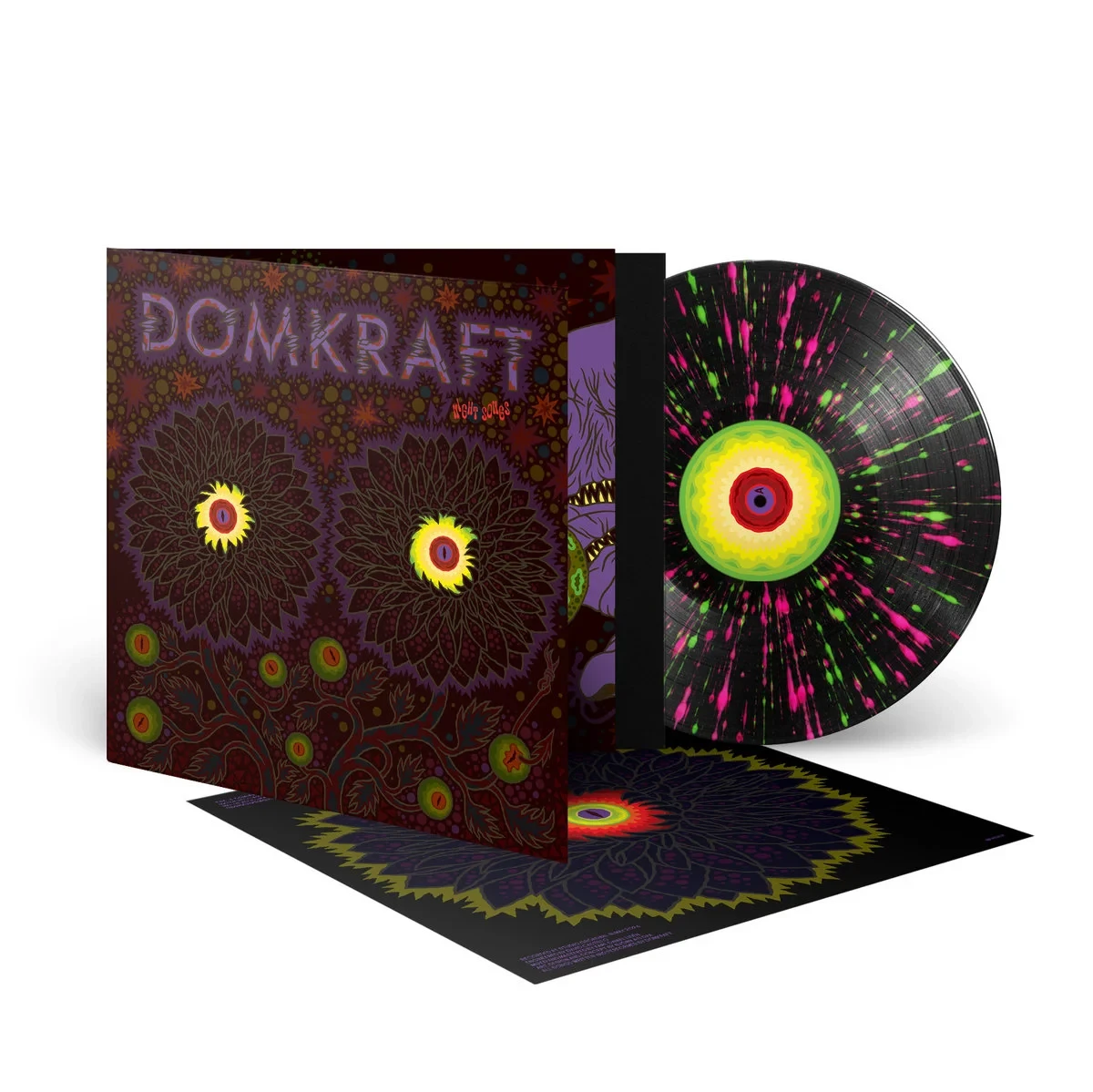 DOMKRAFT · Night Songs | SPLATTER LP (Psychedelic Rock/Doom Metal Vinyl)