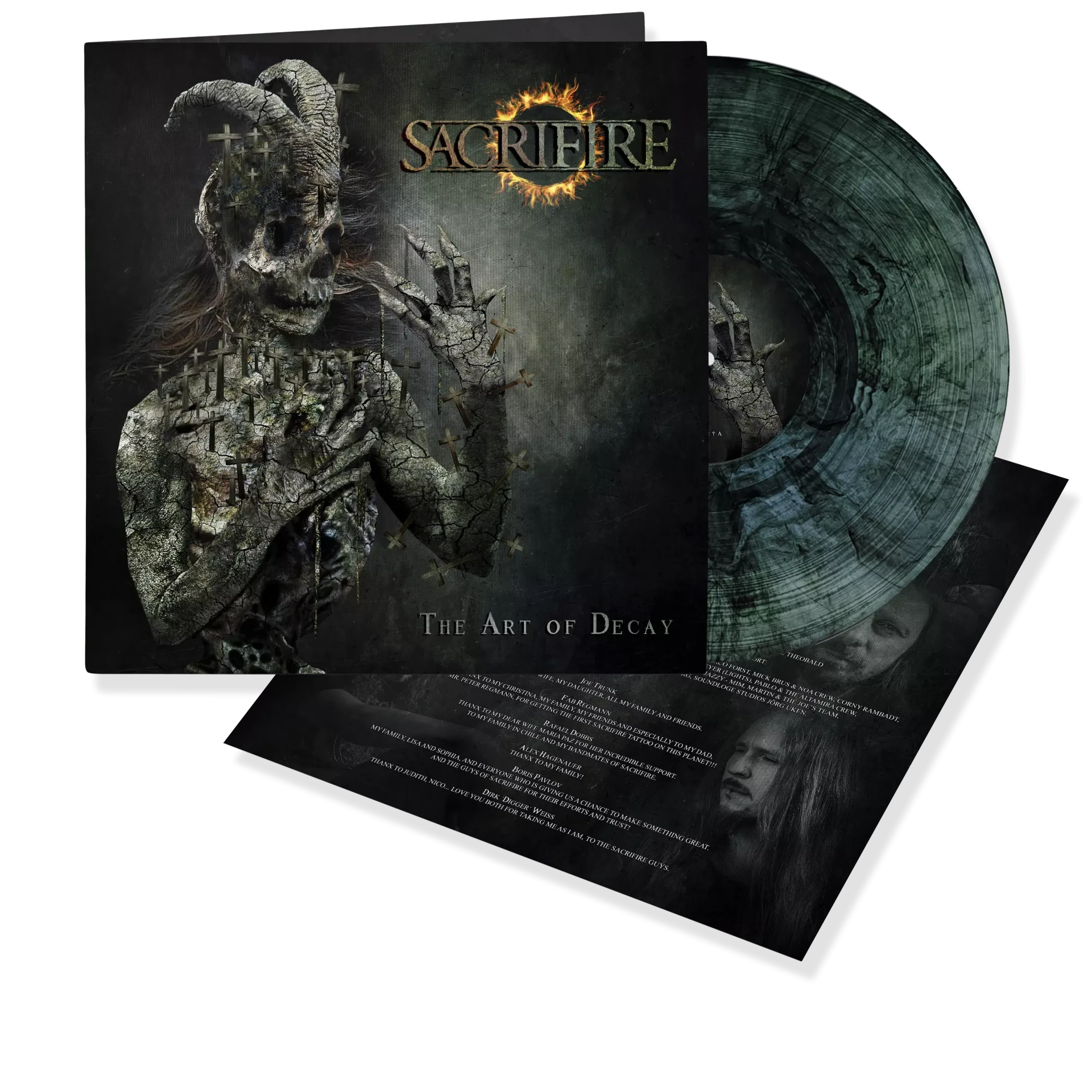 SACRIFIRE · The Art Of Decay | MARBLED VINYL (Doom Metal/Gothic Metal Vinyl)