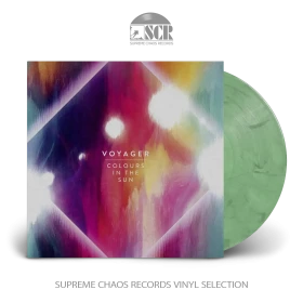 VOYAGER · Colours In The Sun | TRANSPARENT GREEN/WHITE MARBLED LP (Progressive Metal/Progressive Rock Vinyl)