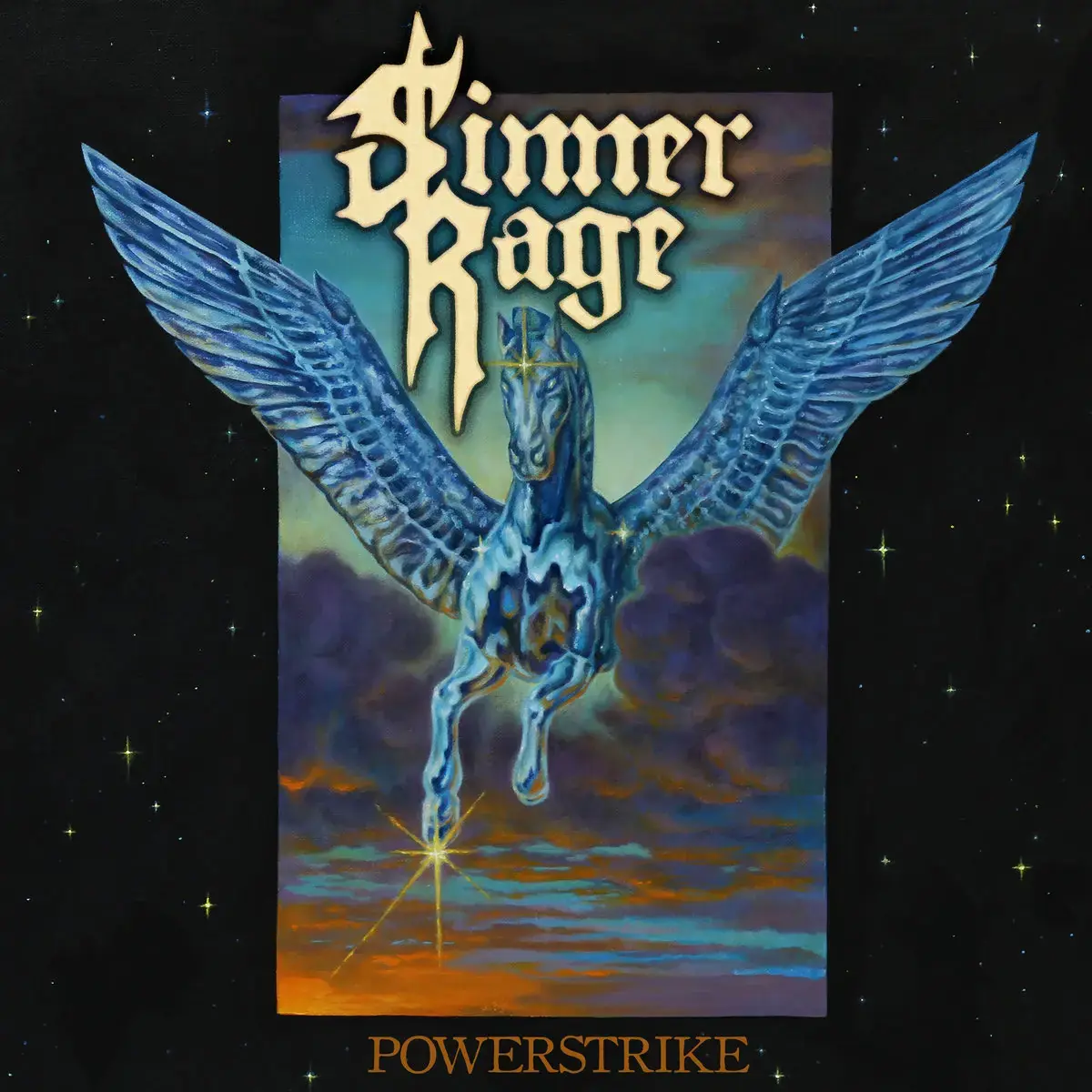 SINNER RAGE · Powerstrike | BLACK LP (Heavy Metal Vinyl) · Bild 1