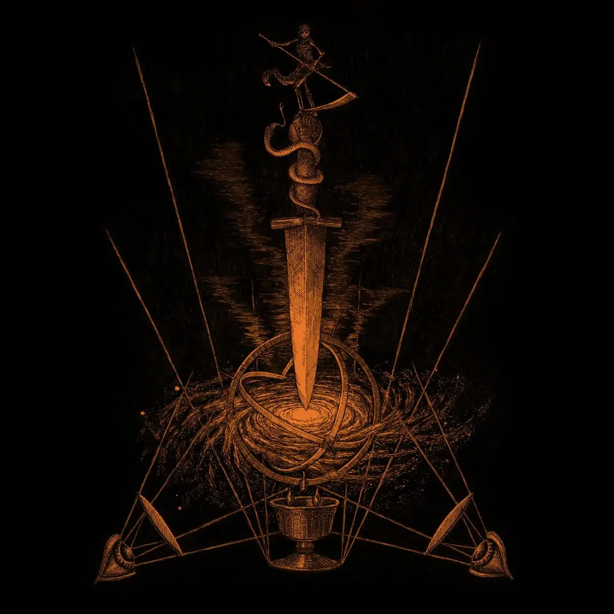 INQUISITION · Veneration of Medieval Mysticism and Cosmological Violence | CLEAR LP (Black Metal Vinyl) · Bild 1