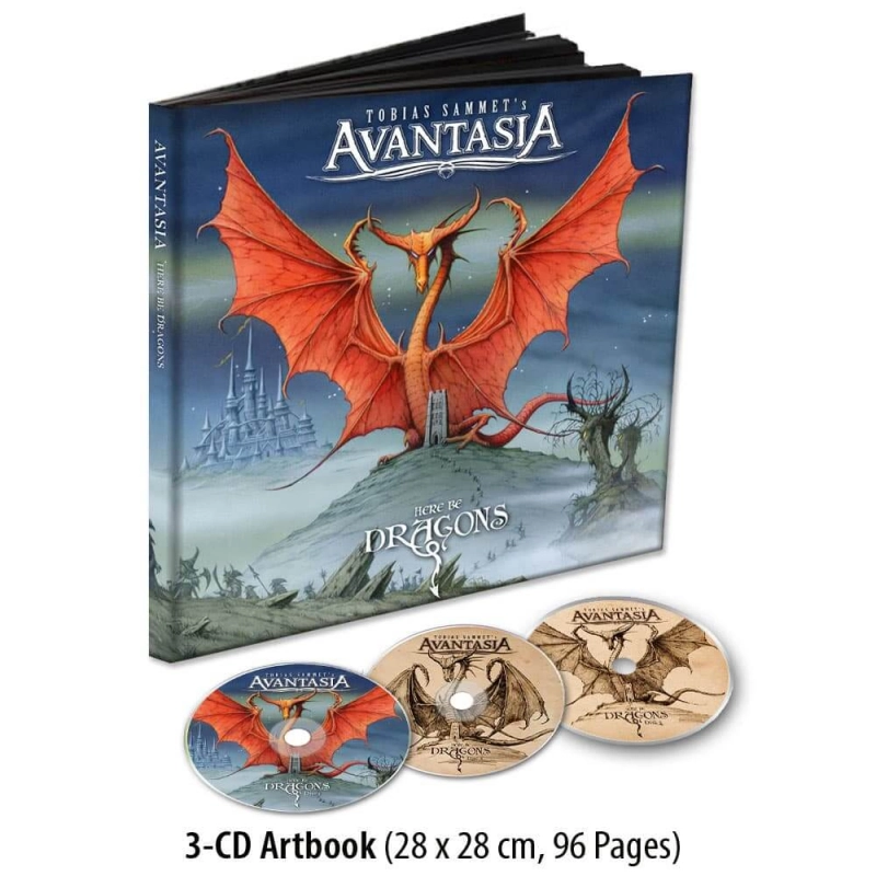 AVANTASIA - Here Be Dragons · 3CD ARTBOOK AVANTASIA - Here Be Dragons · 3CD ARTBOOK (Symphonic Metal CDs)