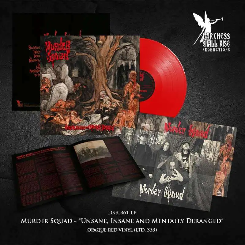 MURDER SQUAD · Unsane, Insane and Mentally Deranged | RED LP (Death Metal Vinyl) · Bild 2