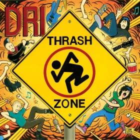 D.R.I. · Thrash Zone | ORANGE/YELLOW/WHITE SPLATTER LP (Thrash Metal Vinyl) · Bild 2