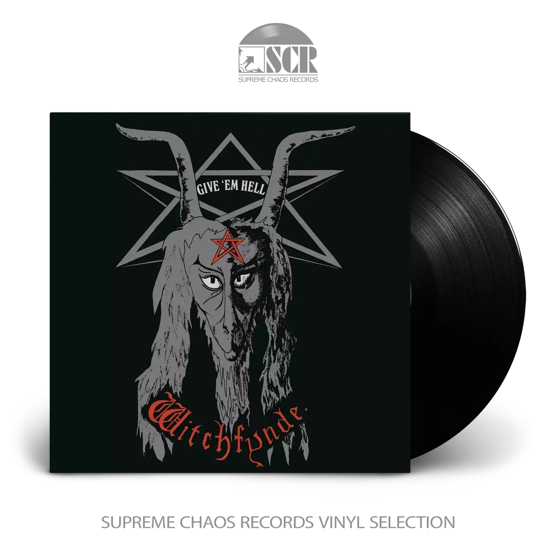 WITCHFYNDE - Give 'Em Hell · BLACK LP (Heavy Metal Vinyl)