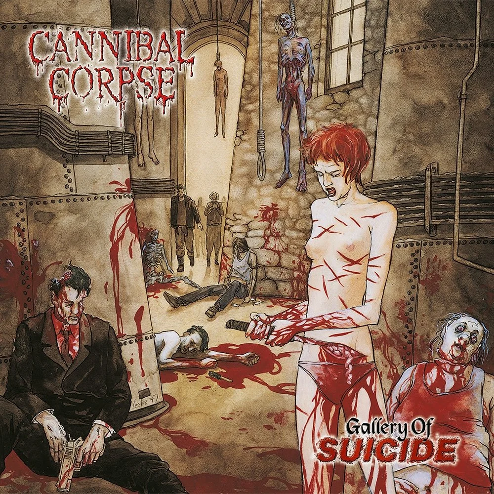 CANNIBAL CORPSE · Gallery Of Suicide | WHITE LP (Death Metal Vinyl) · Bild 1