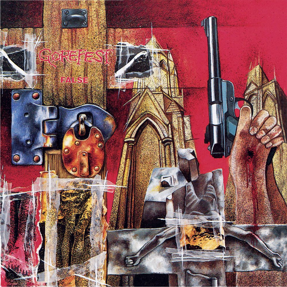 GOREFEST · False | CLEAR/RED/WHITE LP (Death Metal Vinyl) · Bild 1