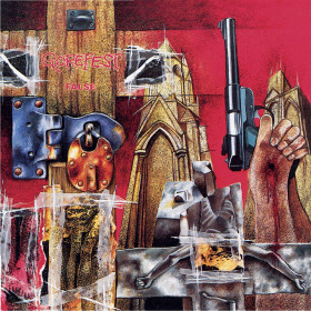 GOREFEST · False | CLEAR/RED/WHITE LP (Death Metal Vinyl) · Bild 1