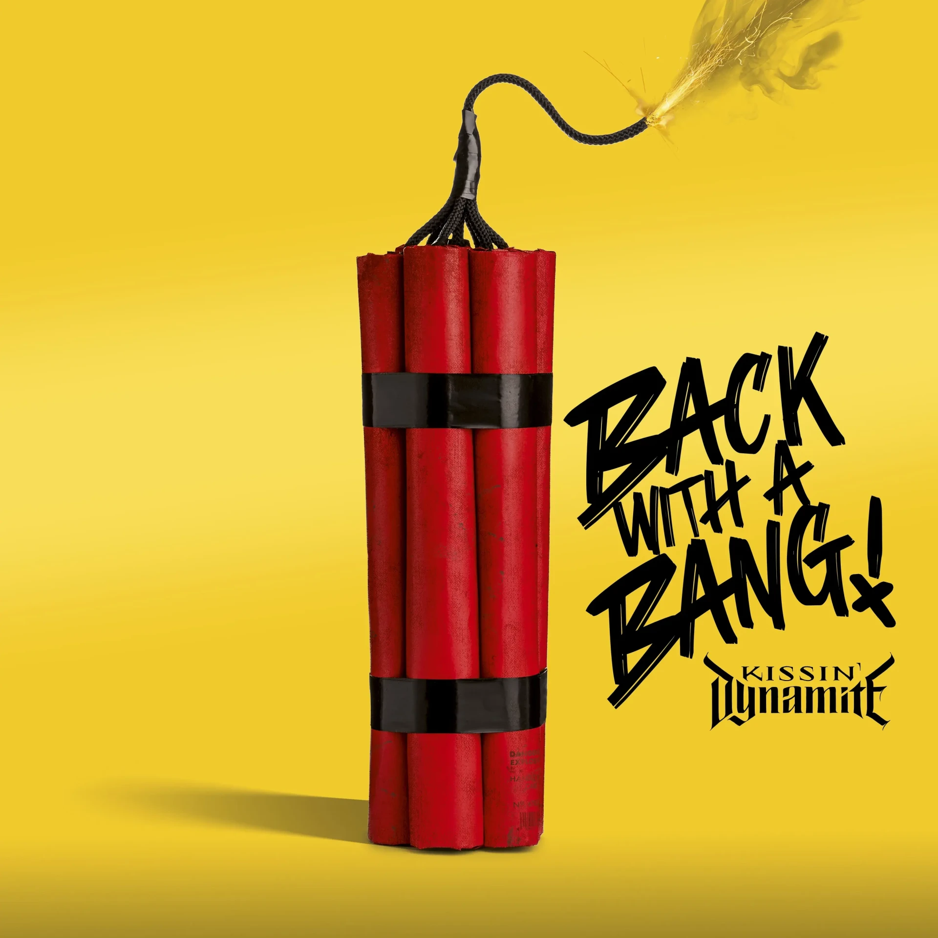 KISSIN' DYNAMITE · Back With A Bang | BLACK LP (Hard Rock Vinyl) · Bild 1