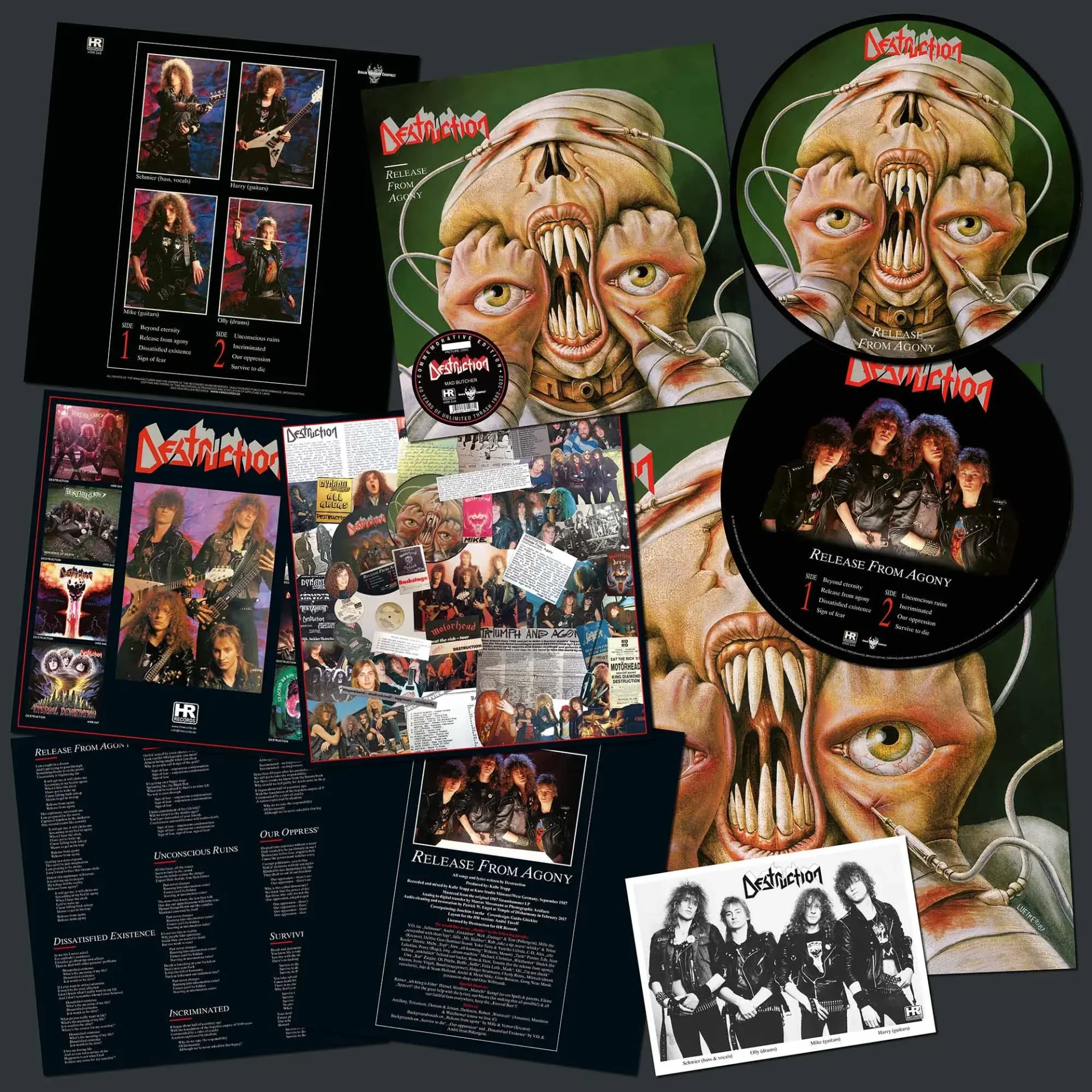 DESTRUCTION · Release from Agony | PICTURE LP (Thrash Metal Vinyl) · Bild 2