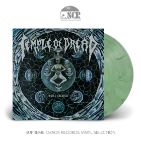 TEMPLE OF DREAD · World Sacrifice | GREEN/BLACK LP (Death Metal Vinyl)
