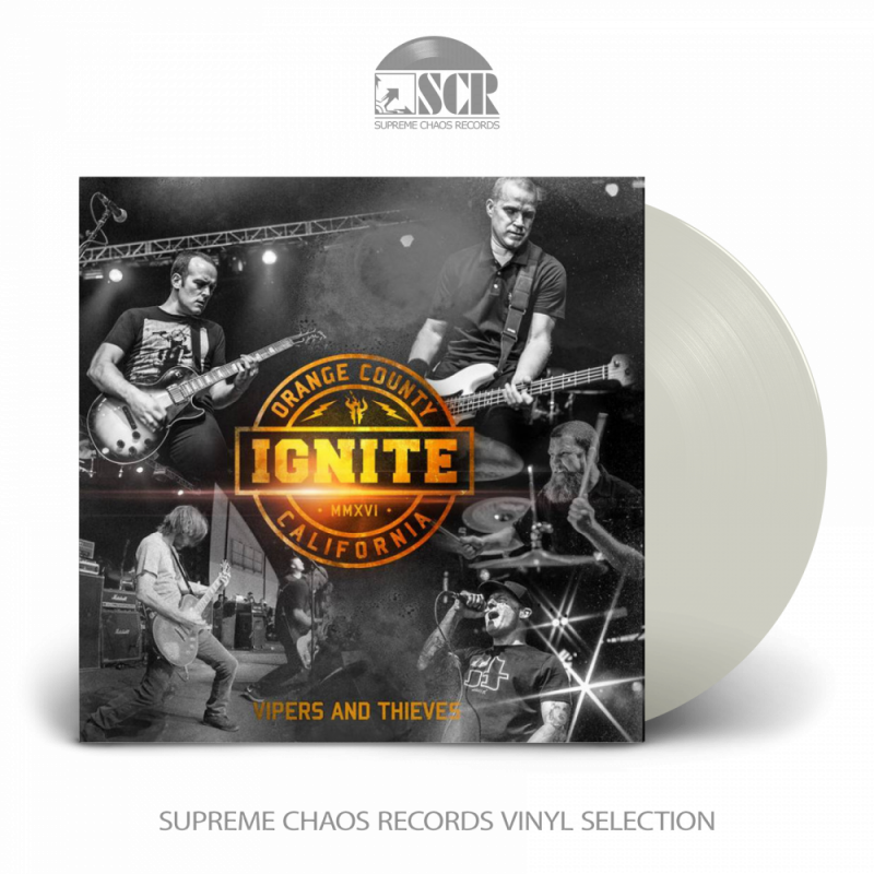 IGNITE - Vipers And Thieves · CLEAR 7" EP (Hardcore Vinyl)