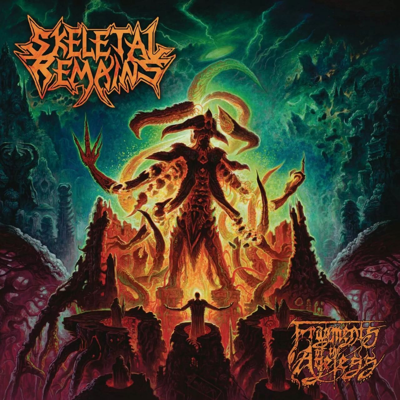 SKELETAL REMAINS - Fragments of the Ageless · TRANSPARENT LIGHT BLUE LP (Death Metal Vinyl) · Bild 1