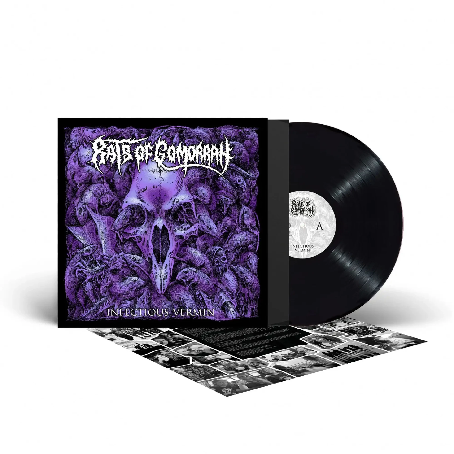RATS OF GOMORRAH · Infectious Vermin | BLACK LP (Death Metal Vinyl) · Bild 2