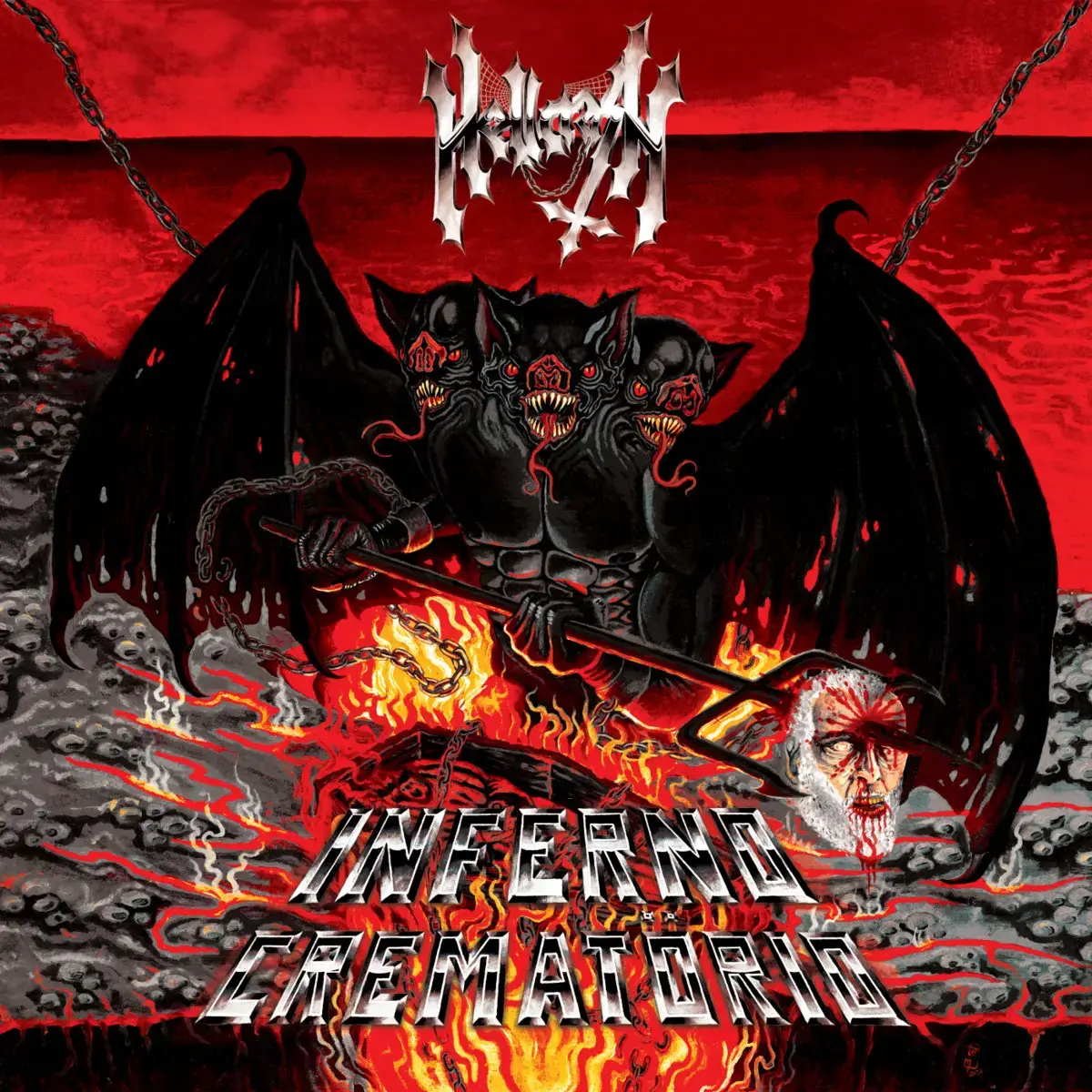 HELLCRASH · Inferno Crematörio | BLACK LP (Speed Metal/Thrash Metal Vinyl) · Bild 1
