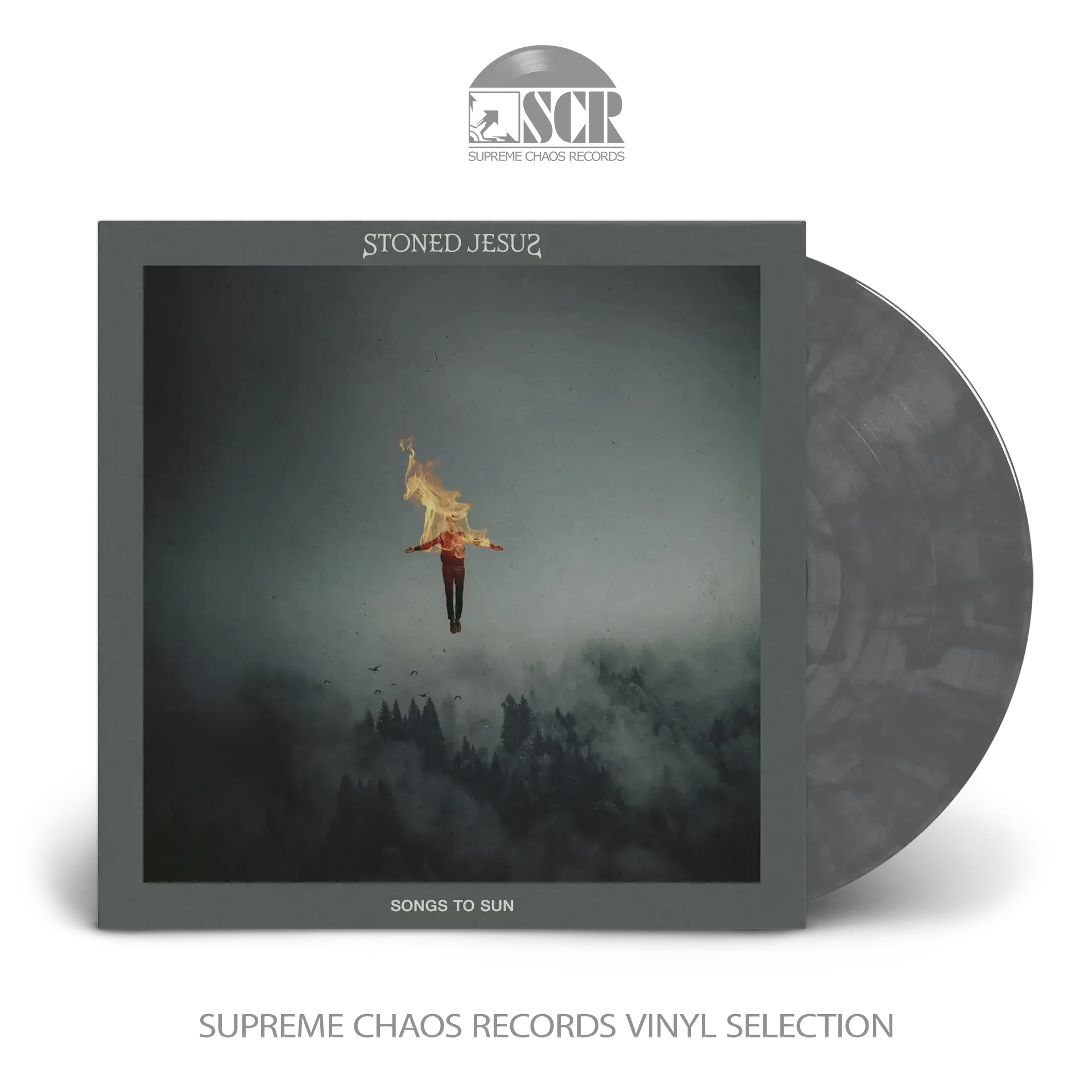 STONED JESUS - Songs To Sun · BLACK/WHITE LP STONED JESUS - Songs To Sun · BLACK/WHITE LP (Stoner Metal/Doom Metal/Sludge Vinyl)