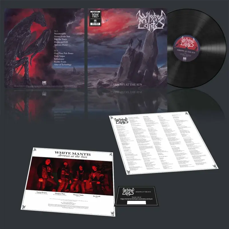 WHITE MANTIS · Arrows at the Sun | BLACK LP (Thrash Metal Vinyl) · Bild 3