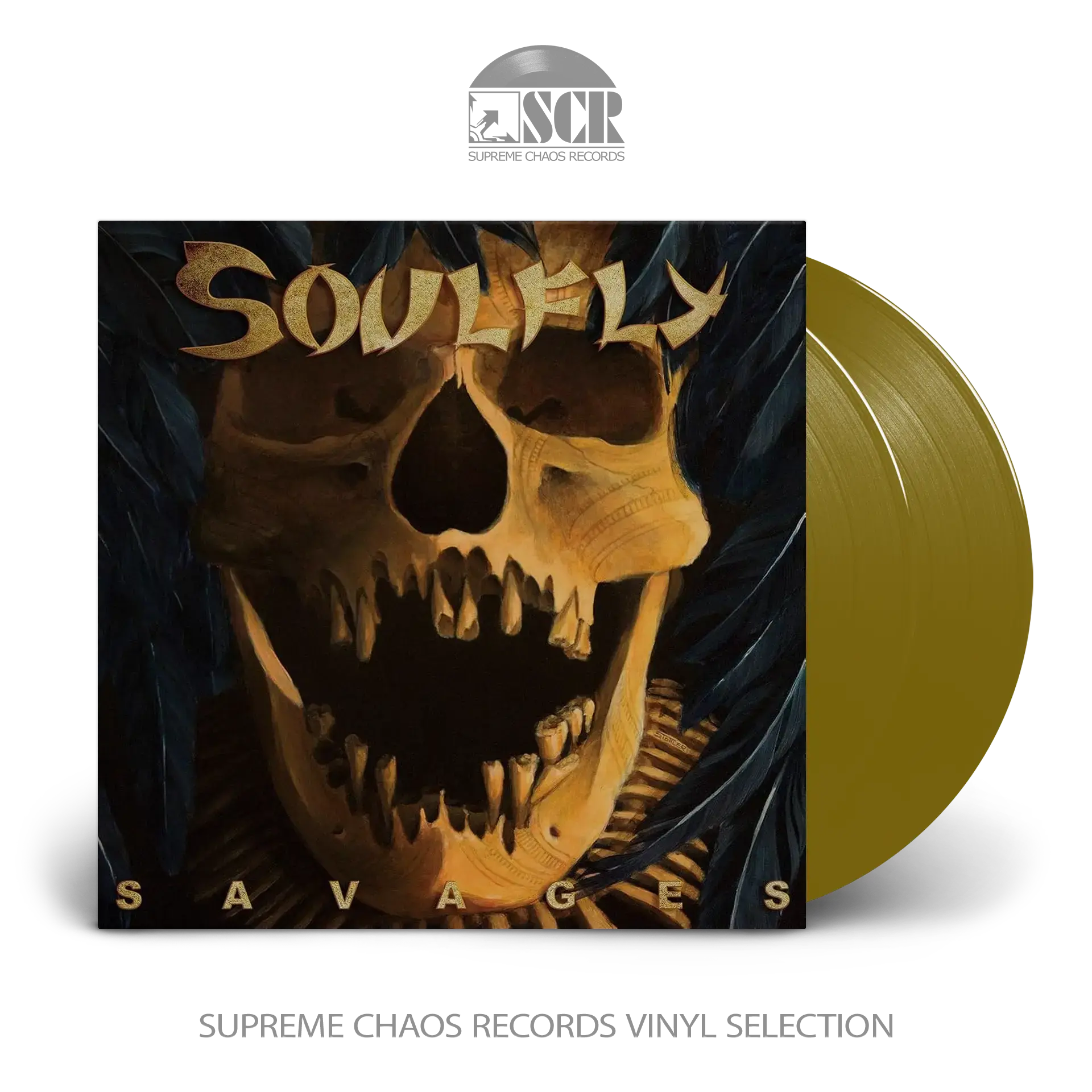 SOULFLY · Savages (10th Anniversary Edition) | GOLD 2LP (Thrash Metal Vinyl)