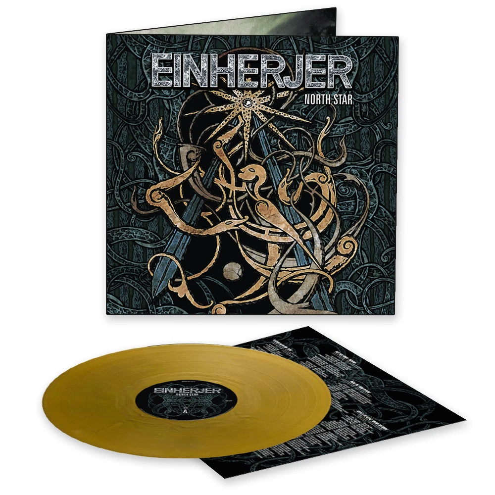 EINHERJER · North Star | GOLD LP (Viking Metal/Death Metal/Black Metal Vinyl) · Bild 2
