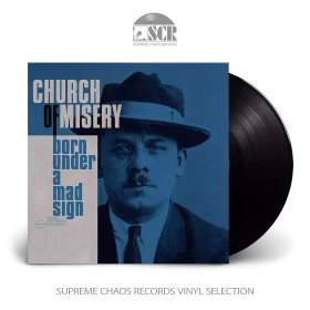 CHURCH OF MISERY · Born Under A Mad Sign | BLACK LP (Doom Metal Vinyl)