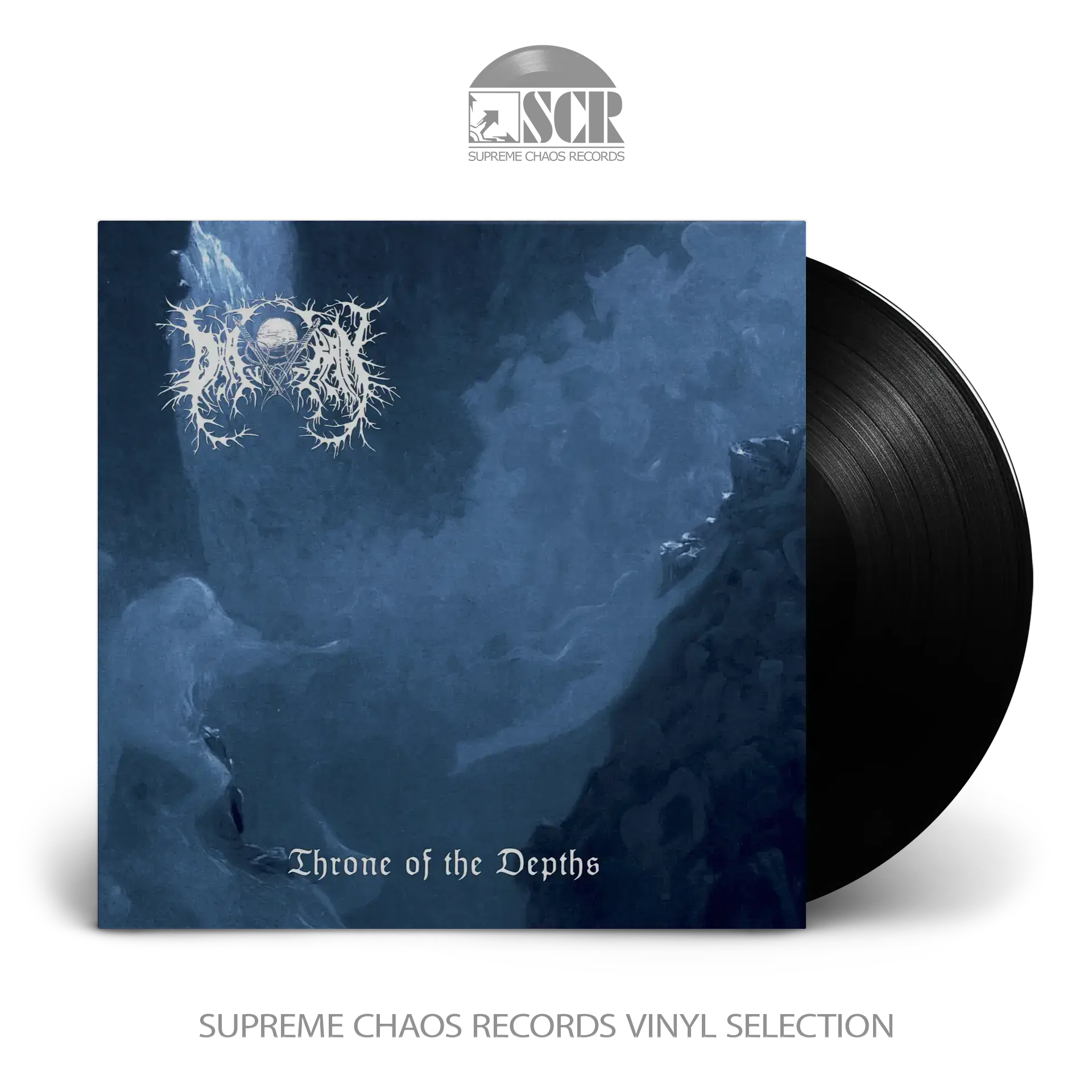 DRAUTRAN · Throne Of The Depths | BLACK LP (Black Metal Vinyl)