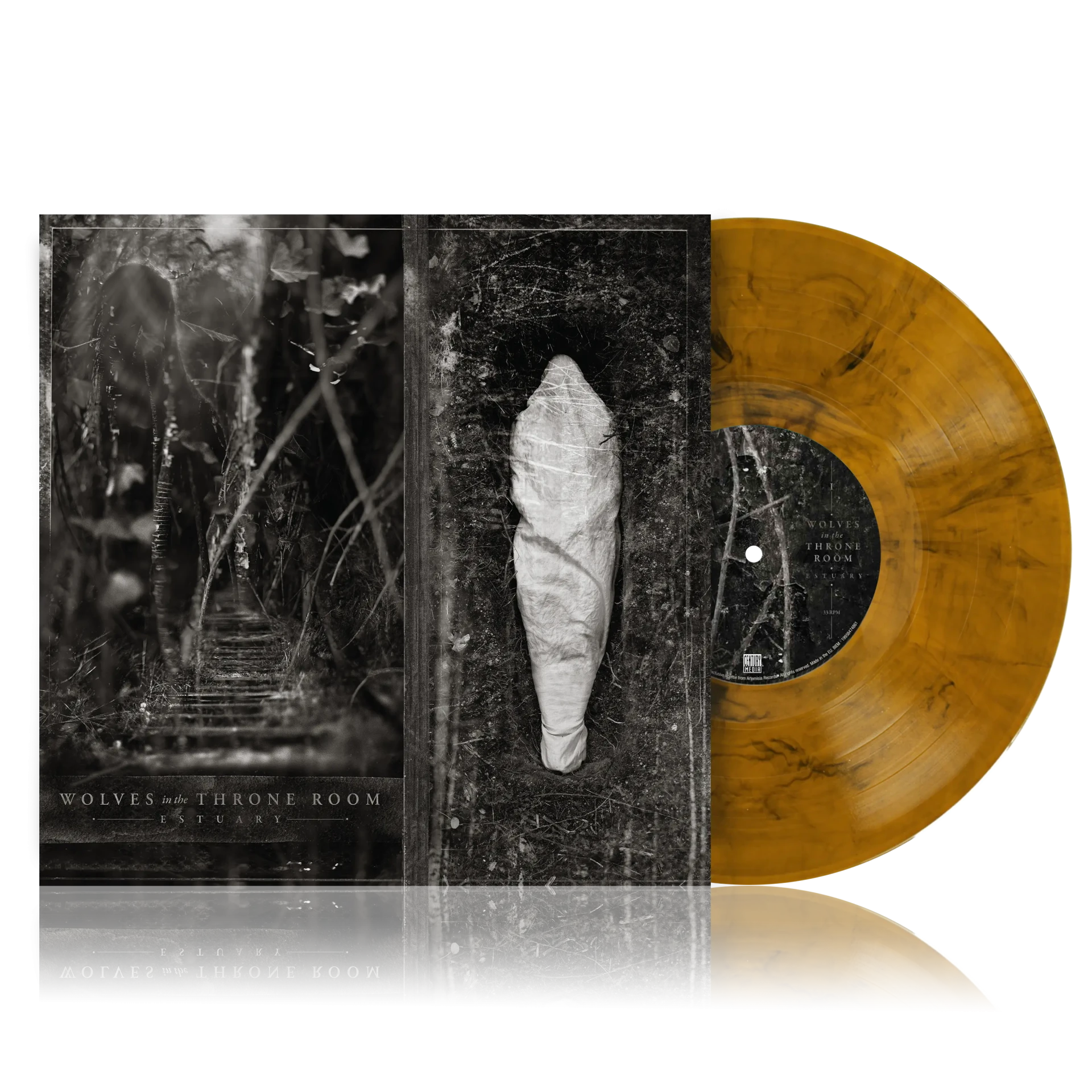 WOLVES IN THE THRONE ROOM · Estuary | ORANGE/BLACK LP (Black Metal Vinyl) · Bild 2