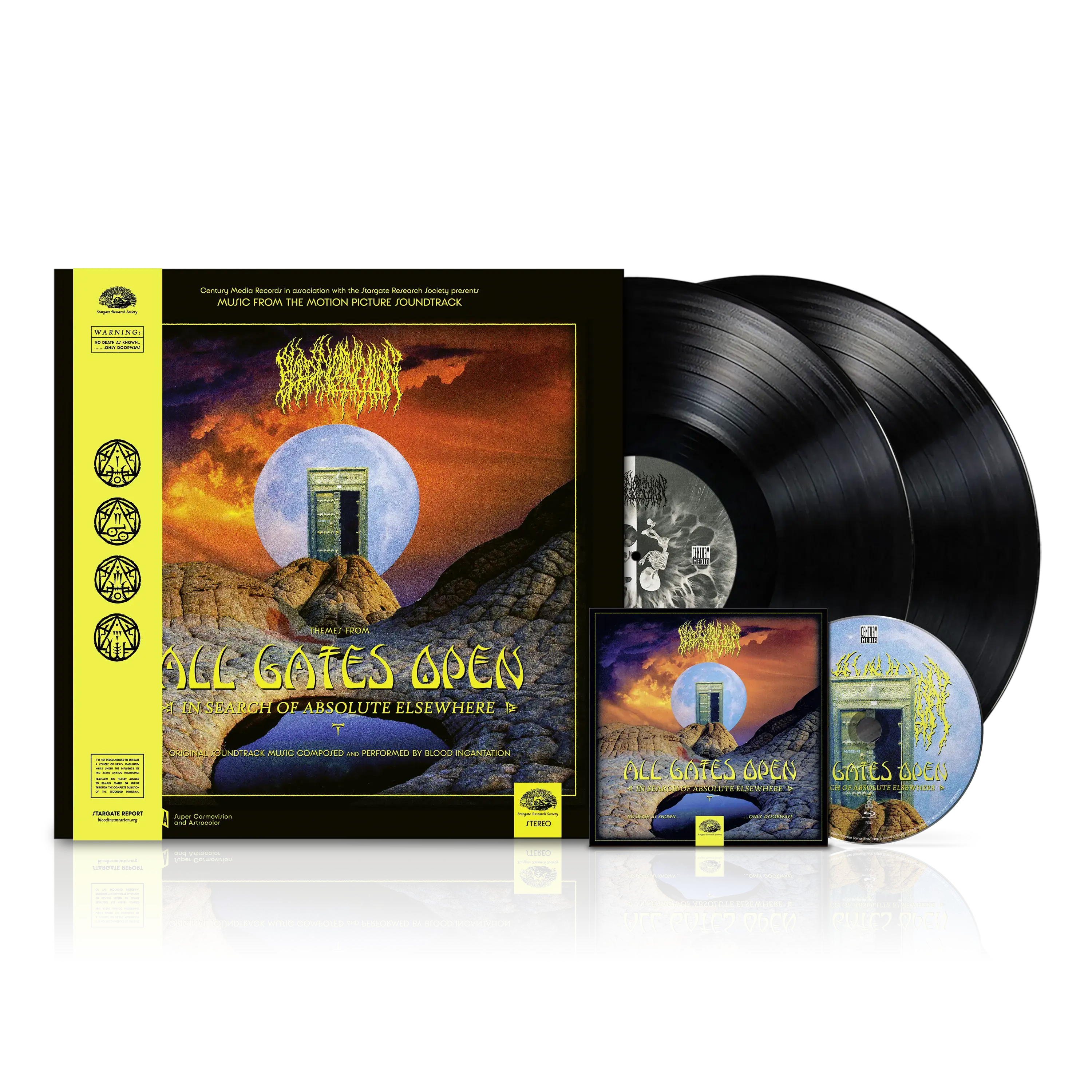 BLOOD INCANTATION · All Gates Open (Original Motion Picture Soundtrack) | BLACK 2LP+BLURAY (Progressive Metal/Death Metal Vinyl)