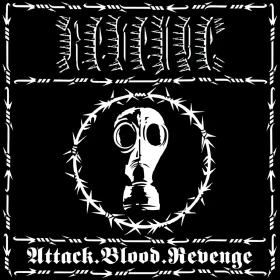 REVENGE · Attack.Blood.Revenge | WHITE/BLACK LP (Black Metal Vinyl) · Bild 1