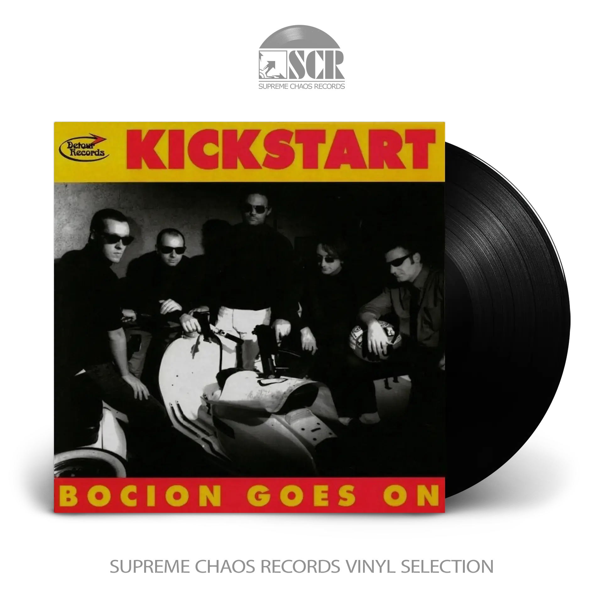 KICKSTART · Bocion Goes On | BLACK 7" EP (Rock Vinyl)