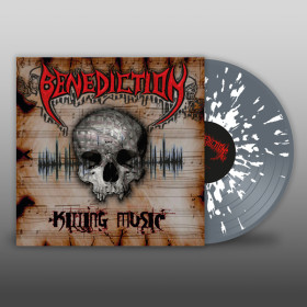 BENEDICTION · Killing Music | GREY/WHITE SPLATTER LP (Death Metal Vinyl)