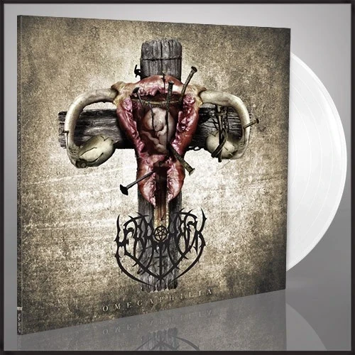 MERRIMACK · Omegaphilia | WHITE LP (Black Metal Vinyl)