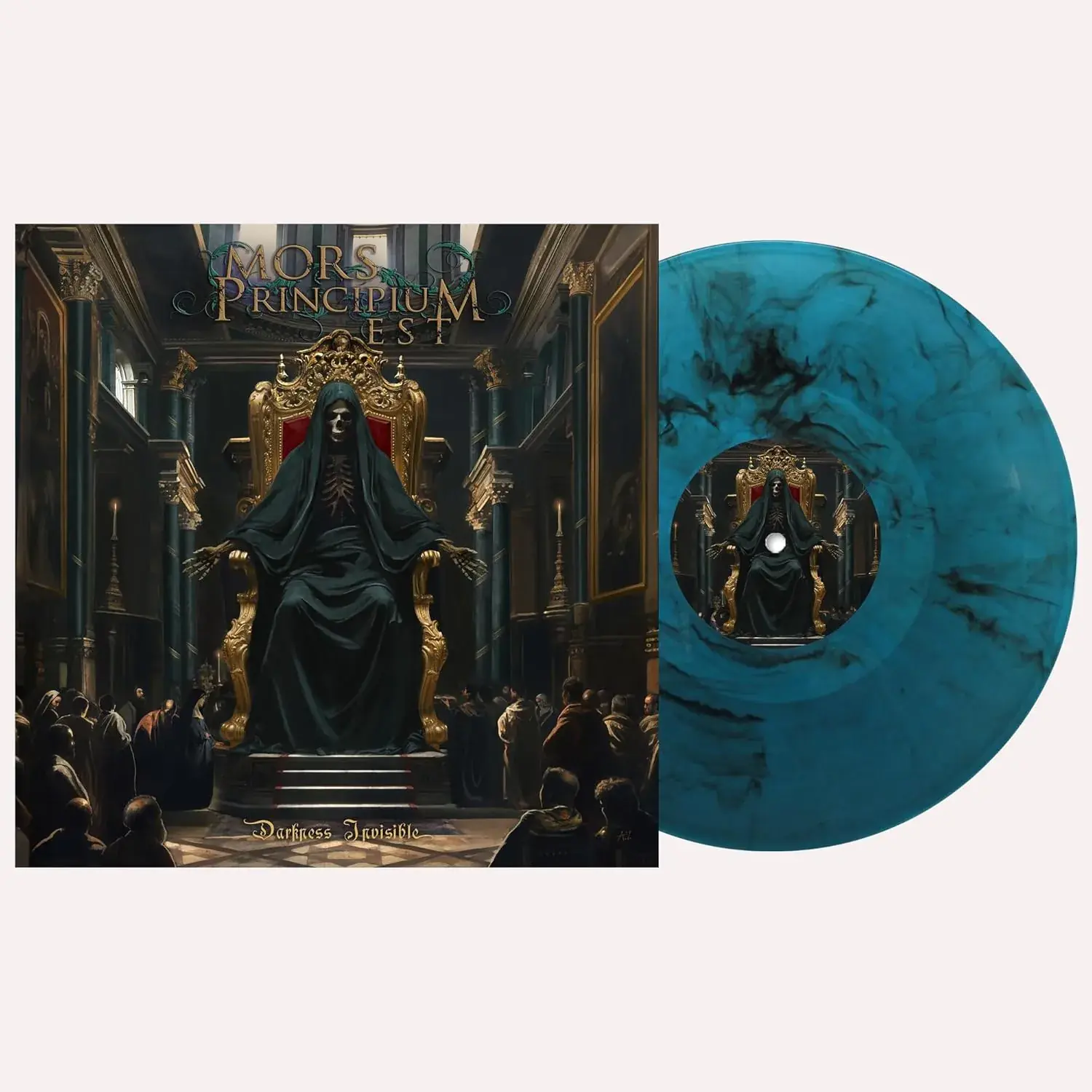 MORS PRINCIPIUM EST · Darkness Invisible | TURQUOISE/BLACK LP (Melodic Death Metal Vinyl) · Bild 2
