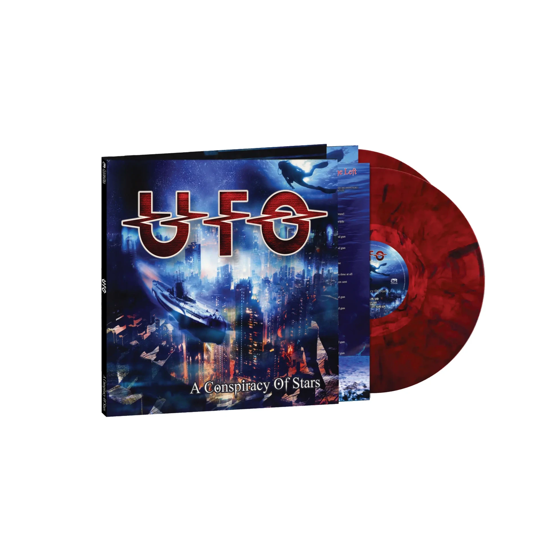 UFO · A Conspiracy Of Stars | RED/BLACK MARBLED 2LP (Hard Rock Vinyl) · Bild 2