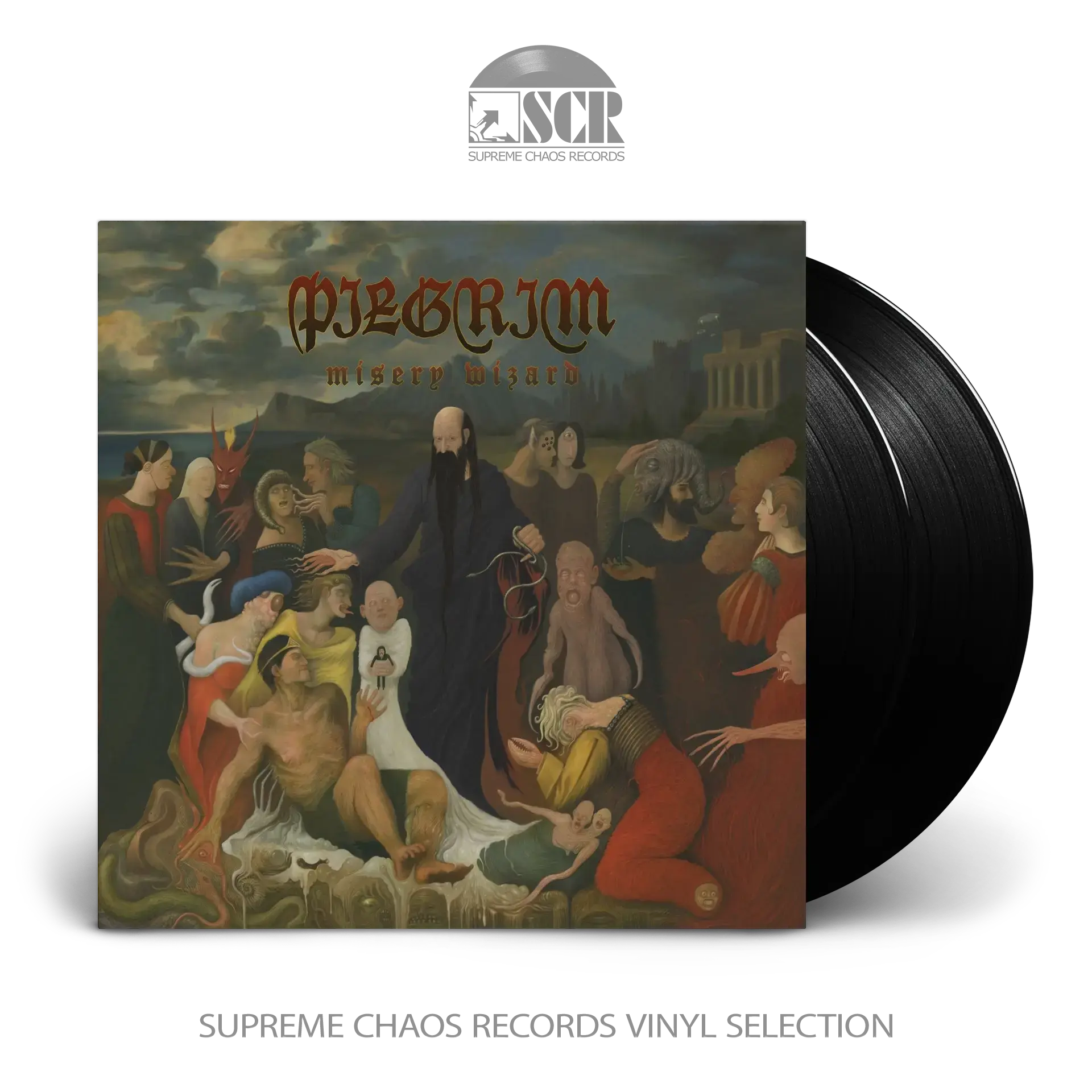 PILGRIM · Misery Wizard | BLACK 2LP (Doom Metal Vinyl)