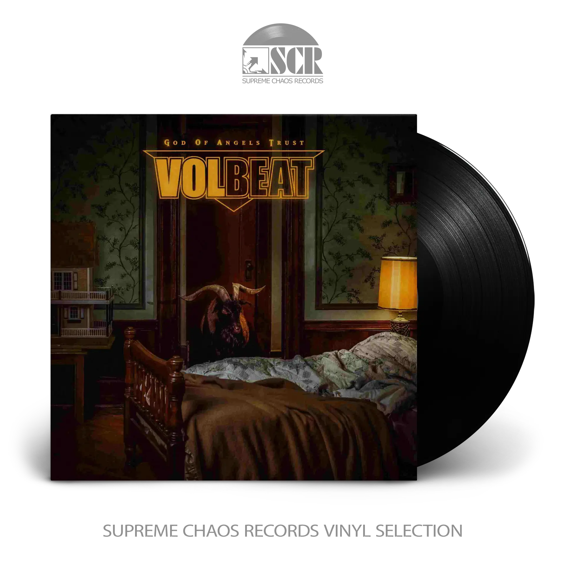 VOLBEAT · God Of Angels Trust | BLACK LP (Hardrock/Heavy Metal Vinyl)