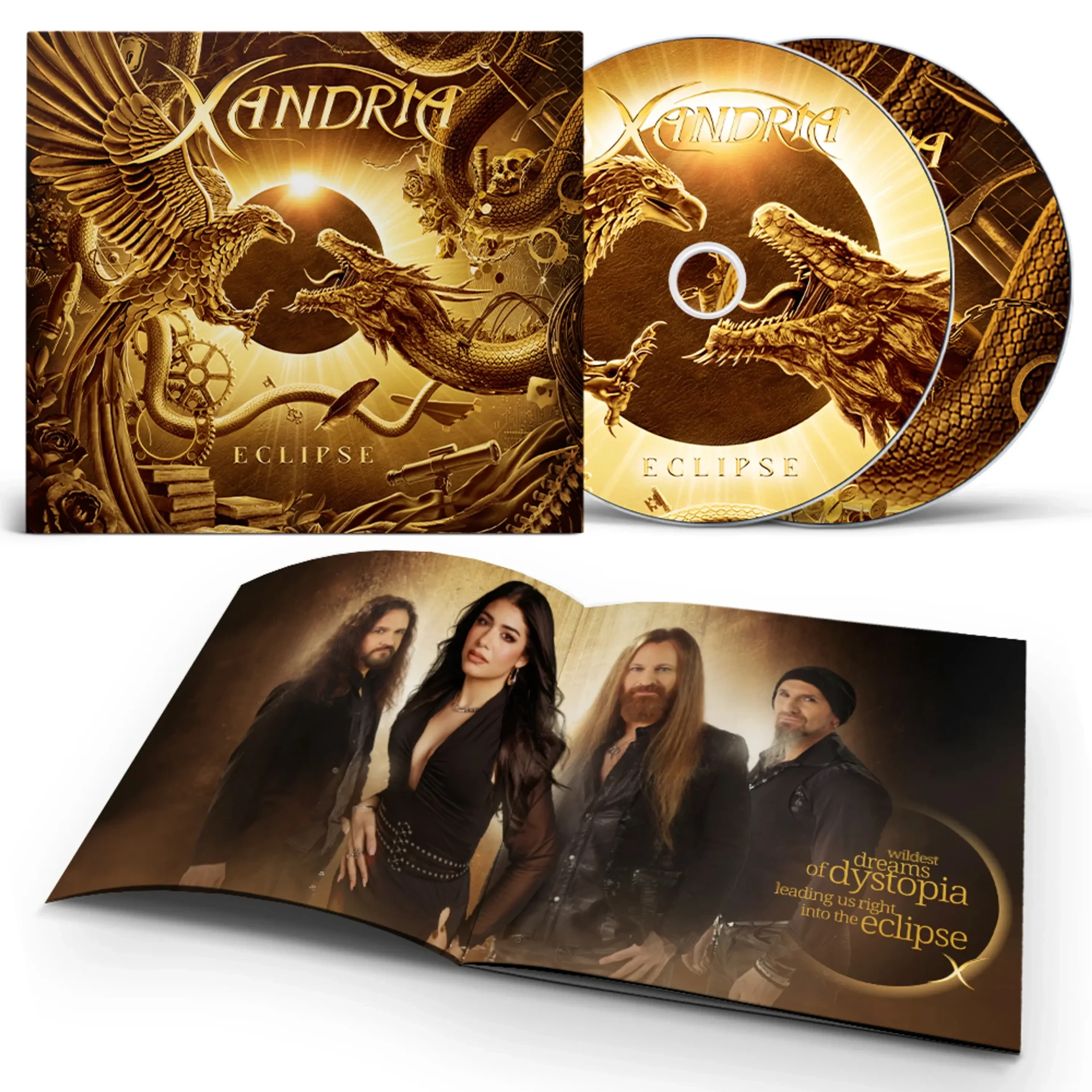 XANDRIA · Eclipse | DIGIPAK 2CD (Symphonic Metal CDs) · Bild 2