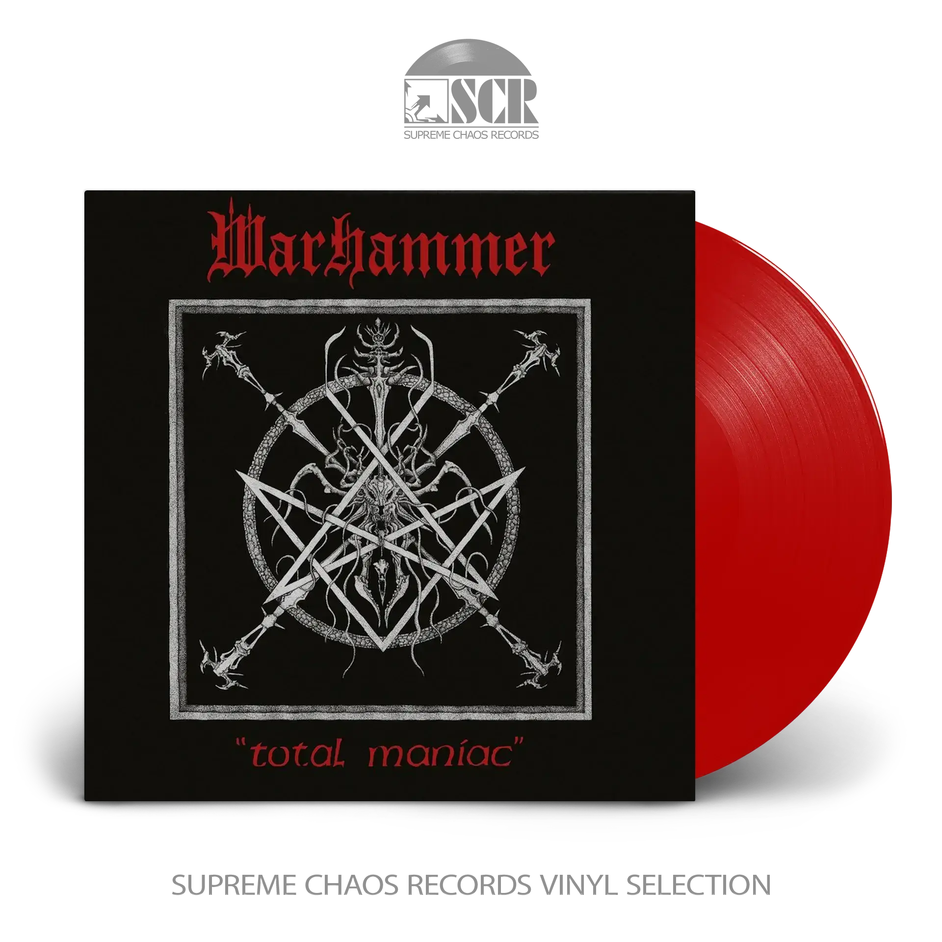 WARHAMMER · Total Maniac | RED LP (Death Metal Vinyl)