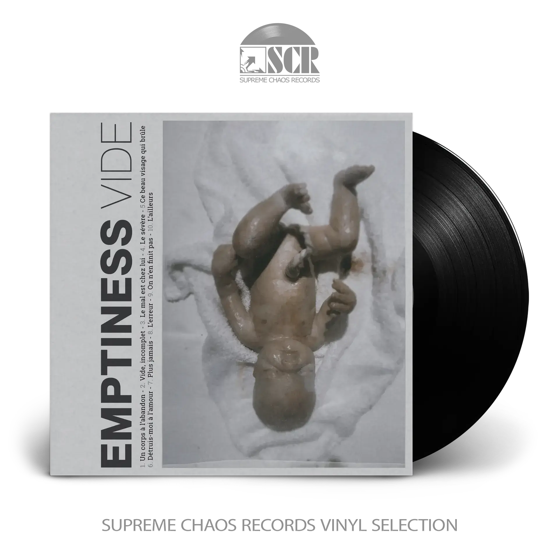 EMPTINESS · Vide | BLACK LP (Black Metal Vinyl)