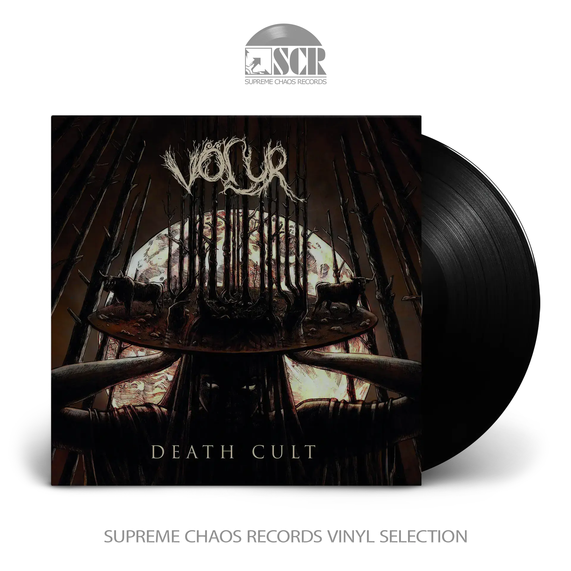 VÖLUR · Death Cult | BLACK LP (Heavy Metal Vinyl)